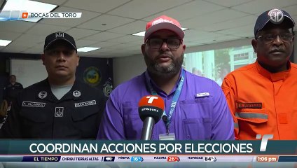 Instalan puesto de mando en Changuinola por elecciones generales