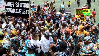 1 mai la fête de travail à été fête en Guinée avec les inter syndicats de guinée