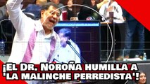 ¡VEAN! ¡Noroña humilla a ‘la malinche perredista’ por alucinar en que la 4T se robará las pensiones!