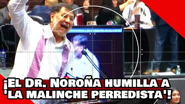 ¡VEAN! ¡Noroña humilla a ‘la malinche perredista’ por alucinar en que la 4T se robará las pensiones!