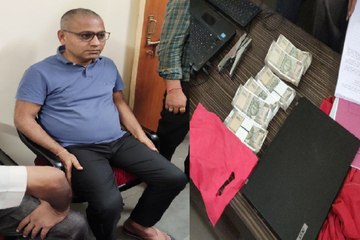 जिला आबकारी अधिकारी 3 लाख रुपए की रिश्वत लेते गिरफ्तार