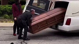 Girl comes to her prom in a coffin