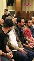 نجوم الفن من سوريا إلى جانب قيس الشيخ نجيب في وداع والدته الأخير