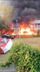 पोतियों की शादी में दादा की जिंदा जलने से मौत