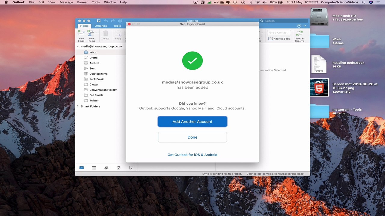 How to SIGN Into Your Microsoft Outlook Account on a Mac Using the ...