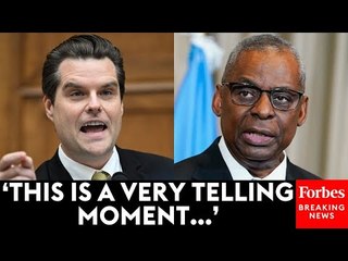 BREAKING NEWS: Matt Gaetz Grills Sec. Lloyd Austin On American 'Boots On The Ground' In Gaza
