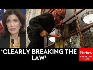 BREAKING NEWS: New York Gov. Kathy Hochul Reacts To Activists Taking Over Columbia Building