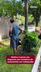 Morador de Cabeçudas quase é assassinado por médico em crime misterioso