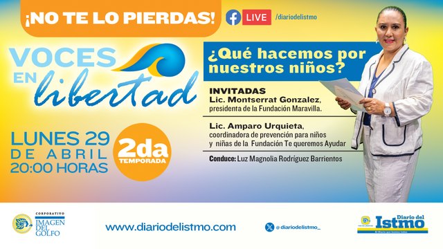 Voces en Libertad 13vo Programa ¿Qué hacemos por nuestros niños ️Conduce: Luz M. Rodríguez