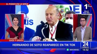 Hernando de Soto reaparece en TikTok: 