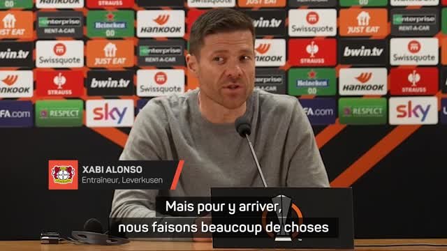 Leverkusen - Xabi Alonso : Laterkusen ? Pour y arriver, nous faisons beaucoup de choses