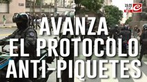 Marcha del Día del Trabajador: se activó el protocolo antipiquetes
