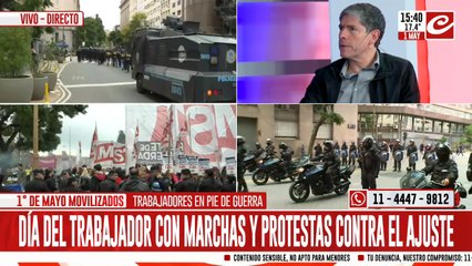 Abal Medina:"Milei le impuso a Bullrich lo de montar un show en cada marcha"