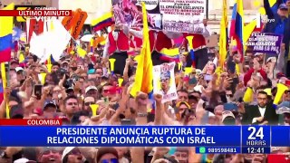 Colombia: Gustavo Petro anuncia ruptura de relaciones diplomáticas con Israel