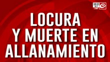 Locura y muerte en allanamiento: "mugre" mató a policía y luego lo cosieron a balazos