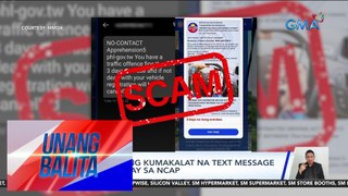 MMDA – Peke ang kumakalat na text message at link kaugnay sa NCAP | UB