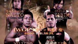NO LIMIT (Tetsuya Naito & Yujiro Takahashi) vs. Motor City Machine Guns (Alex Shelley & Chris Sabin) - NJPW Wrestle Kingdom III 2009