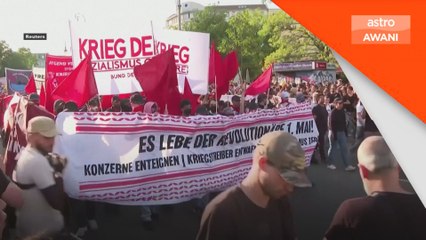 Slogan pro-Palestin dan anti polis dilaungkan di Berlin