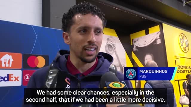 PSG needed to be 'more decisive' in Dortmund defeat - Marquinhos