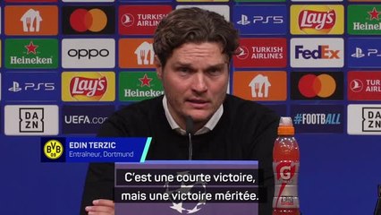 Dortmund - Terzic : "Une courte victoire, mais une victoire méritée"