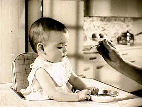 1950s Birds Eye frozen baby food TV commercial
