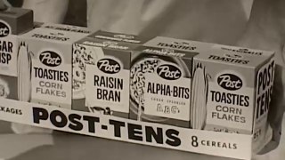 1950s annoying family for Post Tens cereal TV commercial