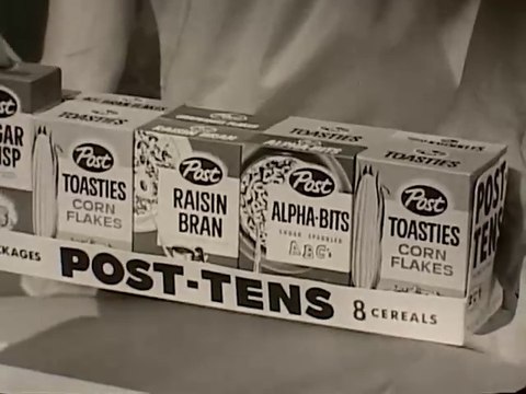 1950s annoying family for Post Tens cereal TV commercial
