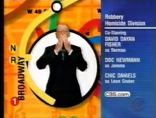 Robbery Homicide Division CBS Split Screen Credits