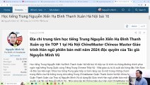 Học tiếng Trung Nguyễn Xiển Hạ Đình Thanh Xuân Hà Nội bài 16