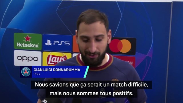 Gianluigi Donnarumma : Nous ne devons pas nous mettre la pression