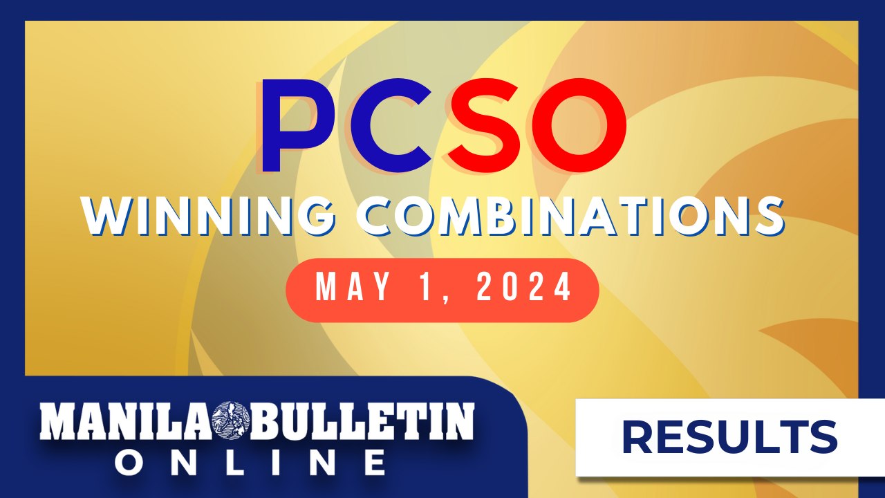 PCSO Lotto Draw Results, May 1, 2024 Grand Lotto 6/55, Mega Lotto 6/