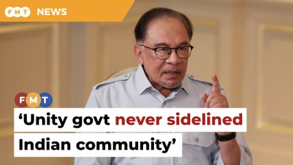 My govt has never sidelined Indian community, insists Anwar