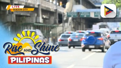 Mga sasakyan sa Southbound ng EDSA Kamuning, nakakaranas ng mabagal na daloy ng trapiko dahil sa pagsasara ng Kamuning Flyover