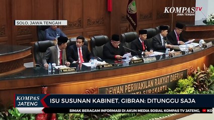 Isu Susunan Kabinet, Gibran: Ditunggu Saja