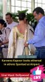 Kareena Kapoort in ethnic outfit spotted at Airport Viral masti Bollywood