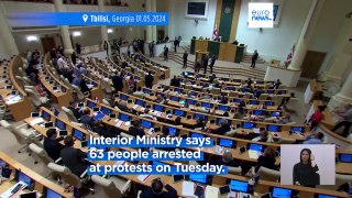 Von der Leyen condemns violence as Georgia's parliament passes 'Russian law'