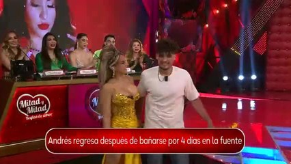 Tras 4 días de huelga, Datsy regresa a Andrés al reality