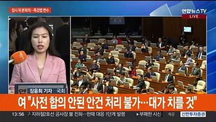 잠시 뒤 '이태원 특별법' 본회의…'특검법' 대치