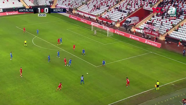 Antalyaspor 6-1 Kepez Belediyespor (Ziraat Türkiye Kupası 4. Tur Maç) A Spor