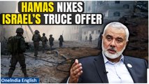 Hamas Rejects Israel’s Truce Offer, Urges Continuation of Talks as War Continues| Oneindia News