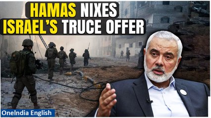 Hamas Rejects Israel’s Truce Offer, Urges Continuation of Talks as War Continues| Oneindia News