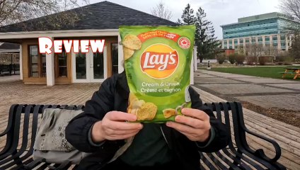 Lay's Cream and Onion India Flavor Chips Review Canada