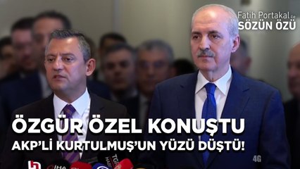 ÖZGÜR ÖZEL KONUŞTU AKP’Lİ MECLİS BAŞKANI NUMAN KURTULMUŞ’UN SURATINI DÜŞTÜ!