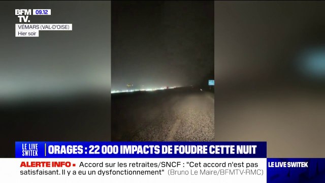 LES ÉCLAIREURS - Des orages de grêle se sont abattus sur plusieurs départements cette nuit