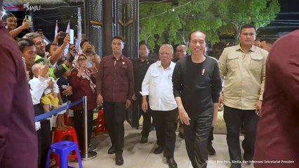 Presiden Jokowi Santap Mi dan Sapa Masyarakat Mataram, NTB, 30 April 2024