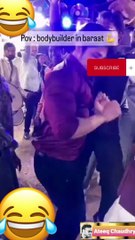 when a Bodybuilder goes on Barat  || Ateeq Chaudhry