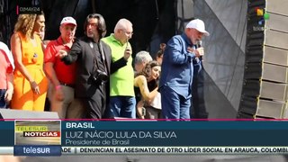 Pdte Lula participa en la conmemoración del Día Internacional de Trabajo