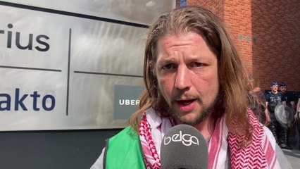 Les livreurs Uber Eats ont manifesté leur mécontentement à Bruxelles