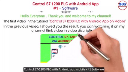 0154 - Control S7-1200 PLC with Android App - Software