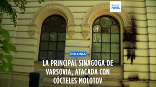La principal sinagoga de Varsovia es atacada con cócteles molotov